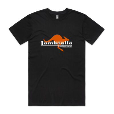 LCoA Male T Kangaroo Logo - Black/Army Thumbnail